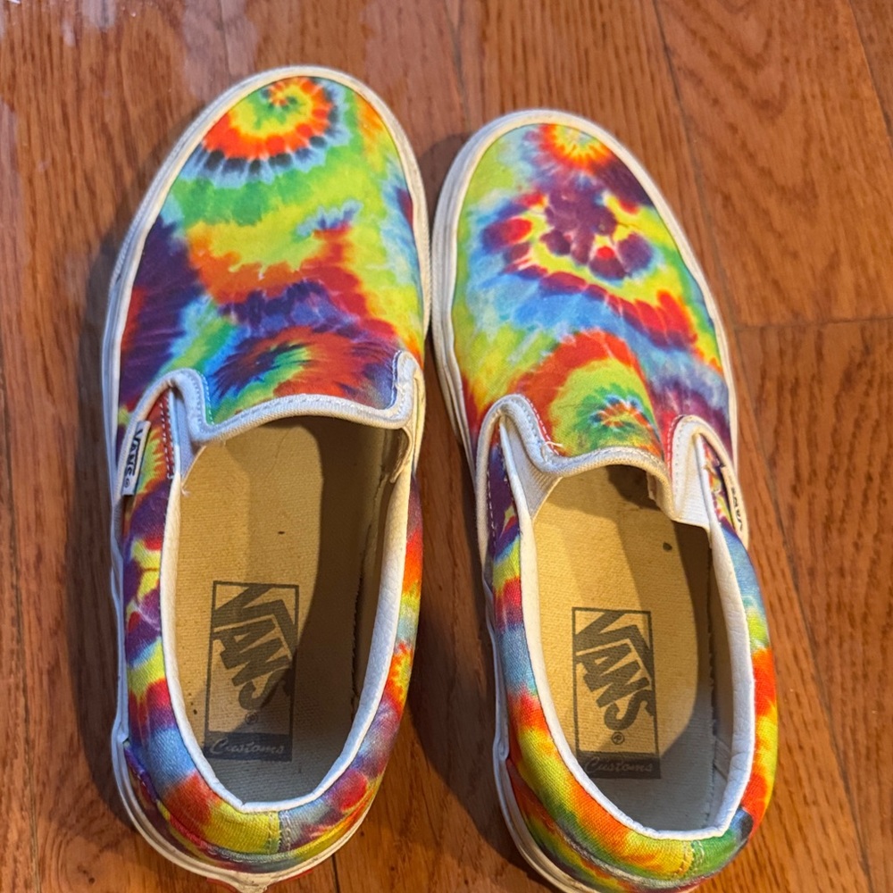 Vans Women's Multicolor Tie-Dye Slip-On Sneakers